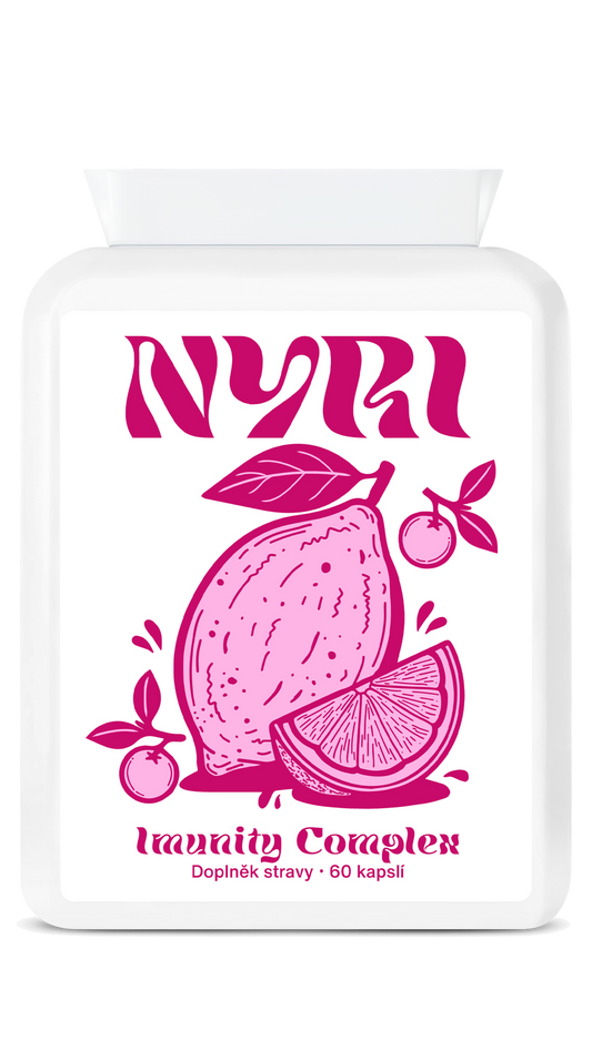 Imunity Complex NYRI – doplněk stravy s vitamínem C z aceroly, 60 kapslí