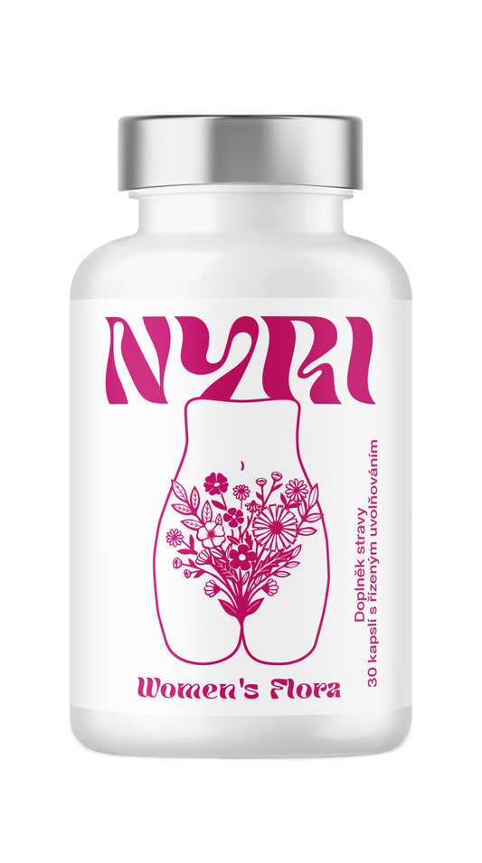 Women’s Flora NYRI – doplněk stravy s probiotickými kulturami a inulinem, 30 kapslí